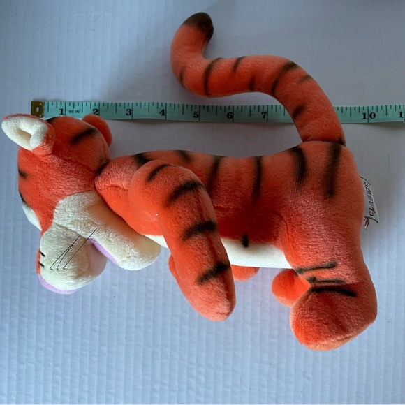 9" Classic Pooh "Tigger" Plush Stuffed Animal Lovie - Picture 4 of 4